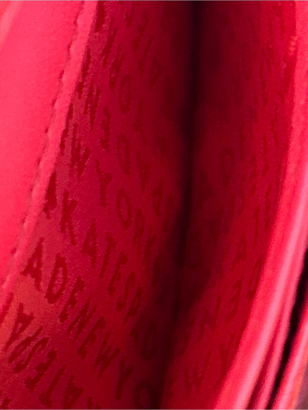 kate spade red scalloped leather continental wallet - Picture 10 of 15